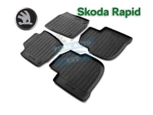 Set covorase Skoda Rapid 2012-2019 ORIGINALE — miniatura 5