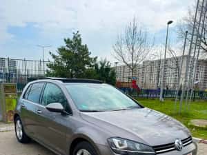 VW Golf 7 Automat 1.6 TDi • Distronic • Lane Assist • Panoramic • LED • Piele Alcantara • Webasto • Navy mare 3D • Climatronic • Senzori 360 • Cârlig — miniatura 3