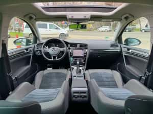 VW Golf 7 Automat 1.6 TDi • Distronic • Lane Assist • Panoramic • LED • Piele Alcantara • Webasto • Navy mare 3D • Climatronic • Senzori 360 • Cârlig — miniatura 8