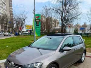 VW Golf 7 Automat 1.6 TDi • Distronic • Lane Assist • Panoramic • LED • Piele Alcantara • Webasto • Navy mare 3D • Climatronic • Senzori 360 • Cârlig — miniatura 9