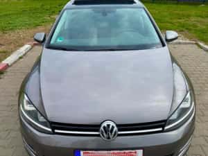 VW Golf 7 Automat 1.6 TDi • Distronic • Lane Assist • Panoramic • LED • Piele Alcantara • Webasto • Navy mare 3D • Climatronic • Senzori 360 • Cârlig — miniatura 10