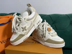 Adidasi Louis Vuitton Skate piele naturala 100% Full Box colectie noua — miniatura 3