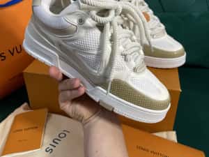 Adidasi Louis Vuitton Skate piele naturala 100% Full Box colectie noua — miniatura 6