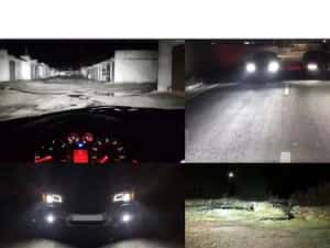 Set Doua Becuri Led H4,H7 Cu Lupa Si Ventilator Mic 28000Lm/160W/6000K — miniatura 5