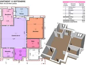 Apartament 2 camere – Bloc Nou – Zona Mihail Sebastian , sector 5 — miniatura 5