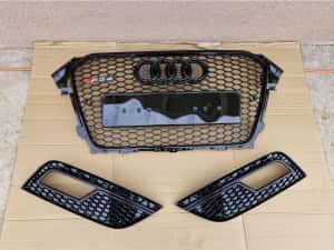 Grila grile Audi A4 B8 facelift 2012-2015 RS LOOK — miniatura 4