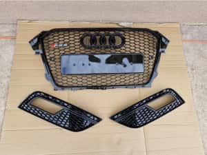 Grila grile Audi A4 B8 facelift 2012-2015 RS LOOK — miniatura 8