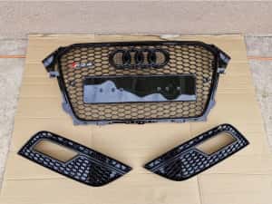 Grila grile Audi A4 B8 facelift 2012-2015 RS LOOK — miniatura 9