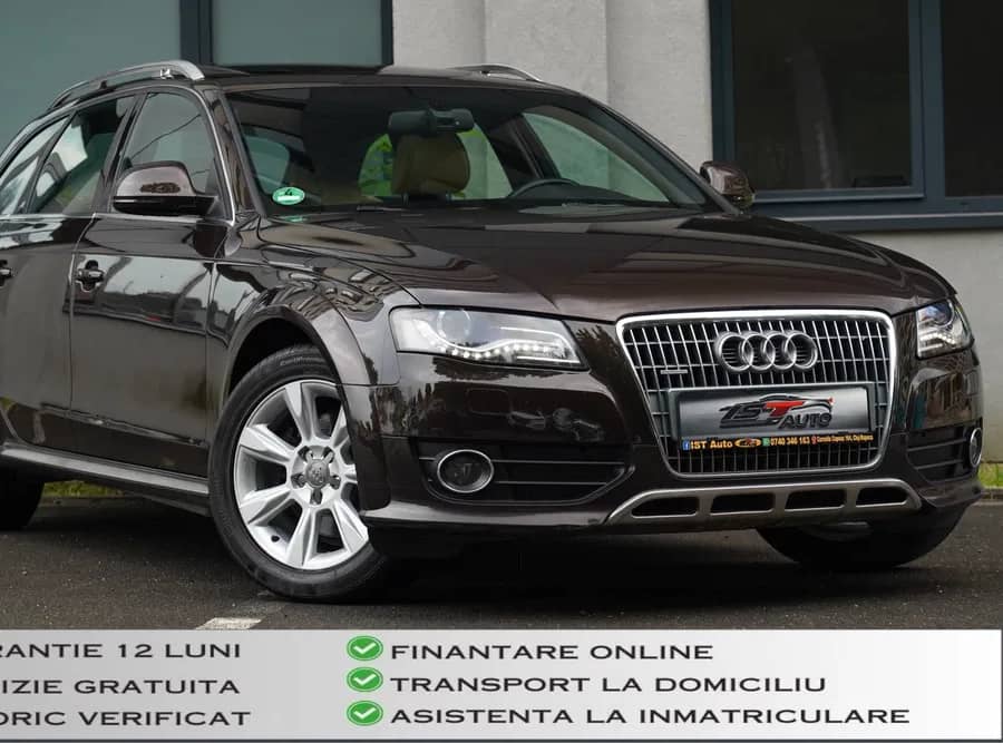 Audi A4 Allroad 2011 Quattro 2.0Diesel 170cp Euro 5 • 12 Luni Garantie Motor Cutie 4x4 • Transport gratuit la domiciliu • Rate • Revizie gratuita — fotografie 1 din 10