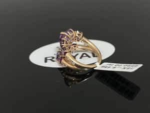 Bijuteria Royal CB : Inel dama aur 18k 9,46gr 10 diamante naturale — miniatura 4