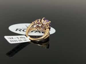 Bijuteria Royal CB : Inel dama aur 18k 9,46gr 10 diamante naturale — miniatura 5
