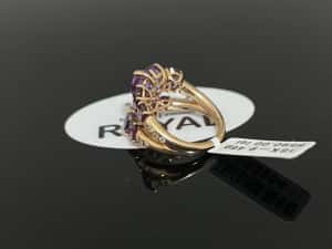 Bijuteria Royal CB : Inel dama aur 18k 9,46gr 10 diamante naturale — miniatura 9