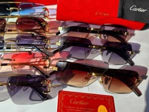 Set ochelari de soare Cartier rimless — miniatura 8