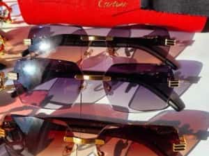 Set ochelari de soare Cartier rimless — miniatura 10