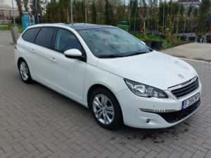 Peugeot 308 diesel euro 6 Alb perlat Panoramic import Olanda — miniatura 2