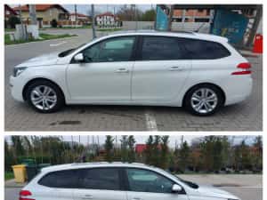 Peugeot 308 diesel euro 6 Alb perlat Panoramic import Olanda — miniatura 3