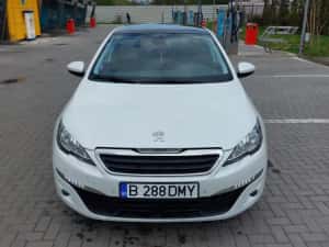 Peugeot 308 diesel euro 6 Alb perlat Panoramic import Olanda — miniatura 4
