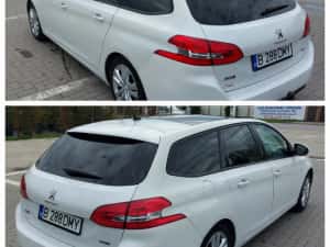 Peugeot 308 diesel euro 6 Alb perlat Panoramic import Olanda — miniatura 5