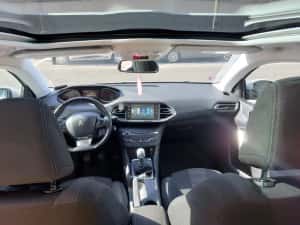 Peugeot 308 diesel euro 6 Alb perlat Panoramic import Olanda — miniatura 6