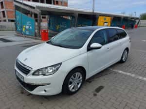 Peugeot 308 diesel euro 6 Alb perlat Panoramic import Olanda — miniatura 9