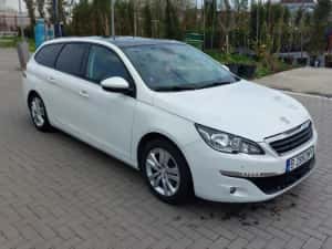 Peugeot 308 diesel euro 6 Alb perlat Panoramic import Olanda — miniatura 10