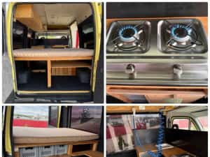 CAMPER AUTORULOTA OMOLOGATA CITROEN JUMPER 2.2 HDI 101 CAI copertina FIAMM webasto Autoterm aragaz chiuveta pat mare izolata fara rugina recent adusa — miniatura 6