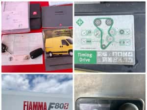 CAMPER AUTORULOTA OMOLOGATA CITROEN JUMPER 2.2 HDI 101 CAI copertina FIAMM webasto Autoterm aragaz chiuveta pat mare izolata fara rugina recent adusa — miniatura 8