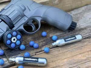 Revolver CO2 ~PUTERNIC~ 195 M/s!!cu Munitie Cauciuc FULL AUTO!! Pistol