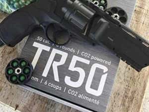 Revolver CO2 ~PUTERNIC~ 195 M/s!!cu Munitie Cauciuc FULL AUTO!! Pistol — miniatura 2