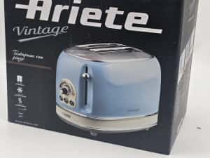 Prajitor de paine Ariete Vintage Toaster 155 (light blue, 810 watts, for 2 slices of toast)