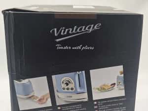 Prajitor de paine Ariete Vintage Toaster 155 (light blue, 810 watts, for 2 slices of toast) — miniatura 3