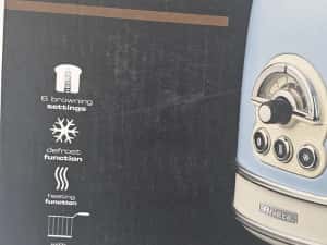 Prajitor de paine Ariete Vintage Toaster 155 (light blue, 810 watts, for 2 slices of toast) — miniatura 6