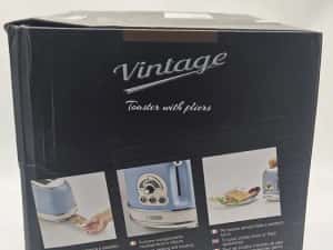 Prajitor de paine Ariete Vintage Toaster 155 (light blue, 810 watts, for 2 slices of toast) — miniatura 9