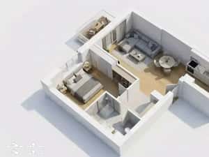 2 camere premium | Aviației Towers | Vedere Muzeul Aviației — miniatura 3