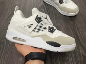 Adidasi Nike Air Jordan 4 Retro Military Black NOU — miniatura 3
