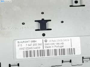 Unitate Radio CD Player RCD 310 Volkswagen Touran 1T1 2003 - 2007 Cod 5M0035186AB [L3082] — miniatura 8