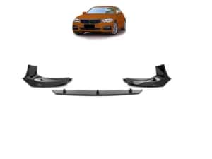 Prelungire Lip bara fata negru lucios BMW Seria 5 G30 G31 2017- M Pach — miniatura 9