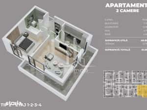 Parc Laurentiu Raiciu apartament 2 camere decomandat. — miniatura 4