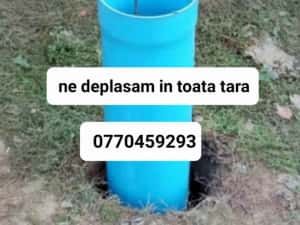 Foraje puțuri și denisipări