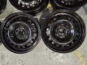 4 jante tablă Opel 4x100 cu senzori — miniatura 2