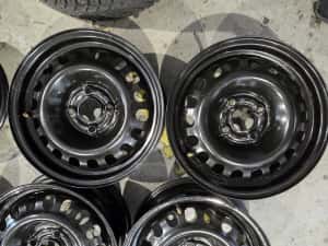 4 jante tablă Opel 4x100 cu senzori — miniatura 3