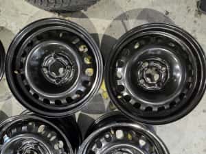 4 jante tablă Opel 4x100 cu senzori — miniatura 8