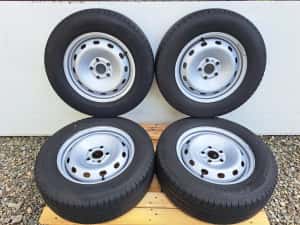 Jante + Anvelope 215/65R16C Goodyear Efficent Grip + Senzori Presiune