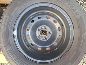 Jante + Anvelope 215/65R16C Goodyear Efficent Grip + Senzori Presiune — miniatura 4