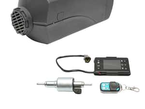 Incalzitor stationar Sirocou 12V 2KW diesel, display LCD, telecomanda 30 m, bujie incandescanta Kyocera, 380x170x145 mm, 4.6 kg Breckner Germany — miniatura 8