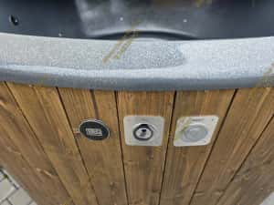 Ciubar din fibra cu jacuzzi si soba exterioara — miniatura 2