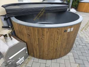 Ciubar din fibra cu jacuzzi si soba exterioara — miniatura 3