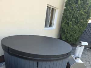Ciubar din fibra cu jacuzzi si soba exterioara — miniatura 4