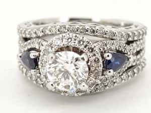 Inel Vera Wang cu diamante 2.0ct ceritificat GIA