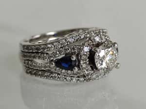 Inel Vera Wang cu diamante 2.0ct ceritificat GIA — miniatura 6